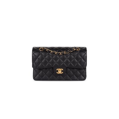 CHANEL CAVIAR QUILTED SMALL CLASSIC FLAP 1300249 (23*14*6cm)